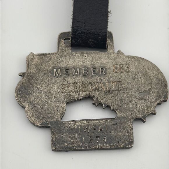 Vintage Case Tractor Membership Association Fob Watch - Picture 2 of 2